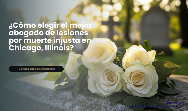 ¿Cómo elegir el mejor abogado de lesiones por muerte injusta en Chicago, Illinois?
