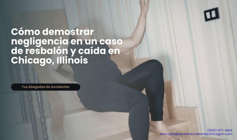Cómo demostrar negligencia en un caso de resbalón y caída en Chicago, Illinois