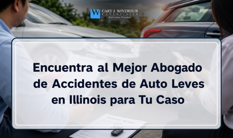 Encuentra al Mejor Abogado de Accidentes de Auto Leves en Illinois para Tu Caso