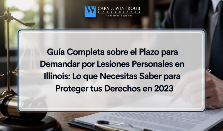 Guía Completa sobre el Plazo para Demandar por Lesiones Personales en Illinois: Lo que Necesitas Saber para Proteger tus Derechos en 2023